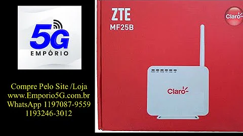 Como configurar roteador ZTE mf25b?