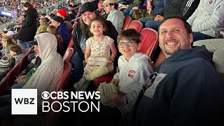 Young Revs fan from Team IMPACT gets to watch Lionel Messi at Gillette Stadium