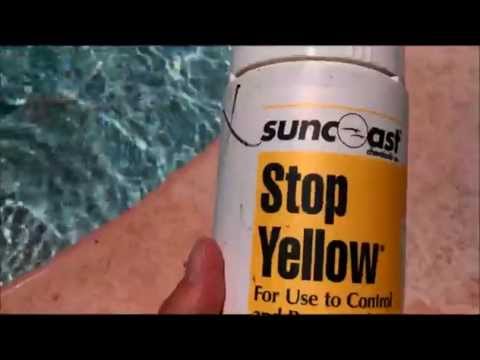 Video: ¿Qué es stop yellow para piscinas?