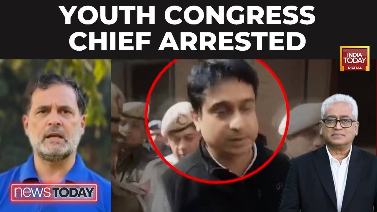 Watch: Youth Congress Chief Uday Bhanu Chib Arrested, Rahul Gandhi Slams PM Modi Over Trade Deal