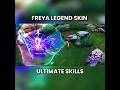 Freya Legend skin & skill is 🔥 #mobilelegends #mlbb #freya