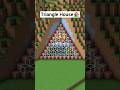 Minecraft Triangle House🏠 #minecraft