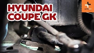Как се сменя Тампони стабилизираща щанга на HYUNDAI COUPE (GK) - видео ръководство