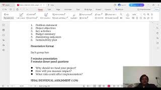 SSW 222 PROJECT PLANNING, MONITORING AND EVALUATION