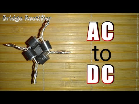 Video: Bagaimana cara mengubah AC ke DC?