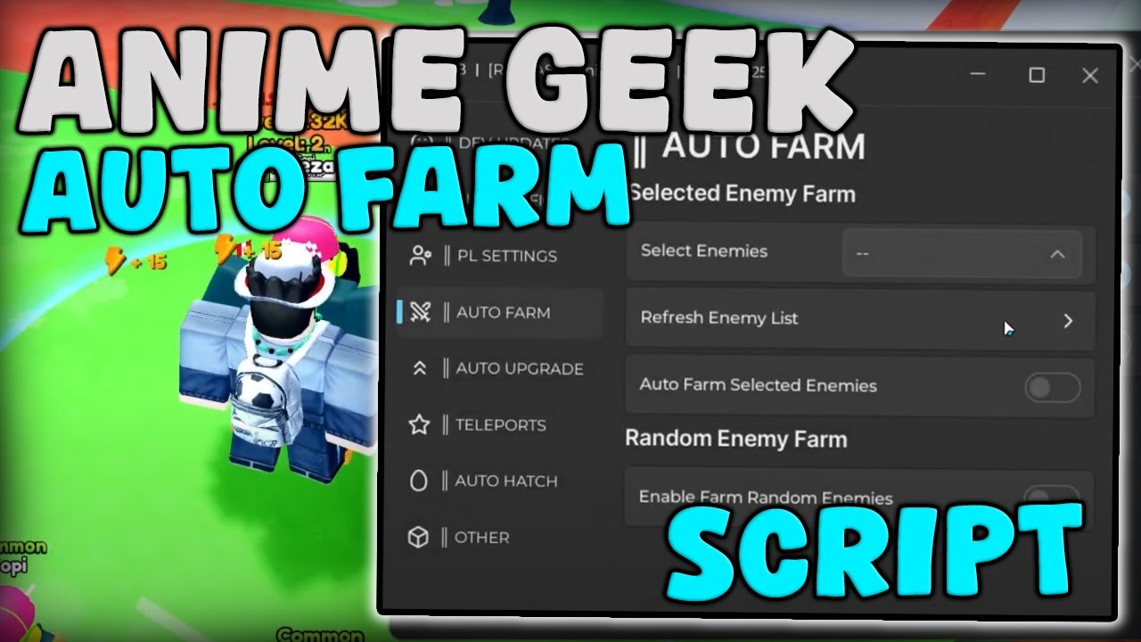 [VOLLSTAN] Roblox Anime Geek Script Kill Aura, Auto Farm And Max Stats ...