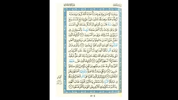 القرآن الكريم صفحة رقم 504 برواية الدوري عن الكسائي  القارئ مفتاح السلطني
