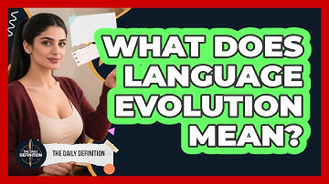 What Does Language Evolution Mean?