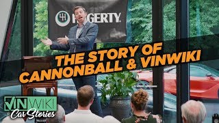 Ed tells the Cannonball & VINwiki Story at a Ferrari/Hagerty Event