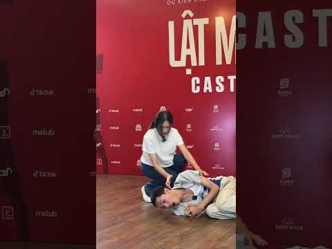 Thí sinh Rychese diễn tình huống gây ấn tượng tại Casting Lật Mặt 8