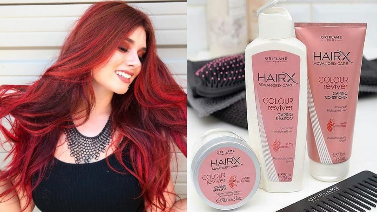 Oriflame HAIRX Advanced Care Color Reviver Caring Shampoo/Conditioner/Hair  Mask (32883,32885,32887) - YouTube