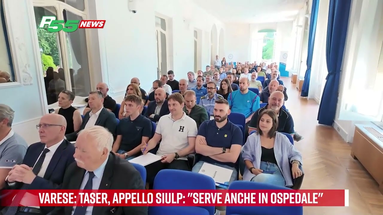 Convegno Siulp Taser Macchi serve anche in ospedale