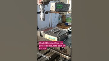 DRO Milling Machine | Drilling & Tapping process | Position control #machining #millingmachines