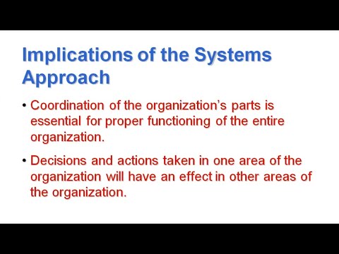 Chapter 2: System Approach vs Contingency Approach in Management | Key ...