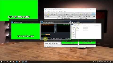 Learn How to add Lyrics in Vmix using Easyworship 2009