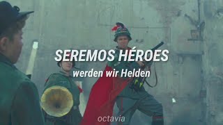 Video thumbnail of "Helden - David Bowie |Sub Español/mit Text| [Jojo Rabbit]"