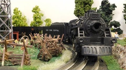 EoT Toy Train Layout Refurbishment. My O-27 3-Rail Layout being re-done Marx Lionel MTH K-Line Pt19