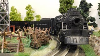 EoT Toy Train Layout Refurbishment. My O-27 3-Rail Layout being re-done Marx Lionel MTH K-Line Pt19