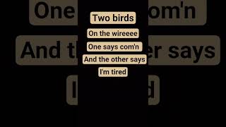 two birds
