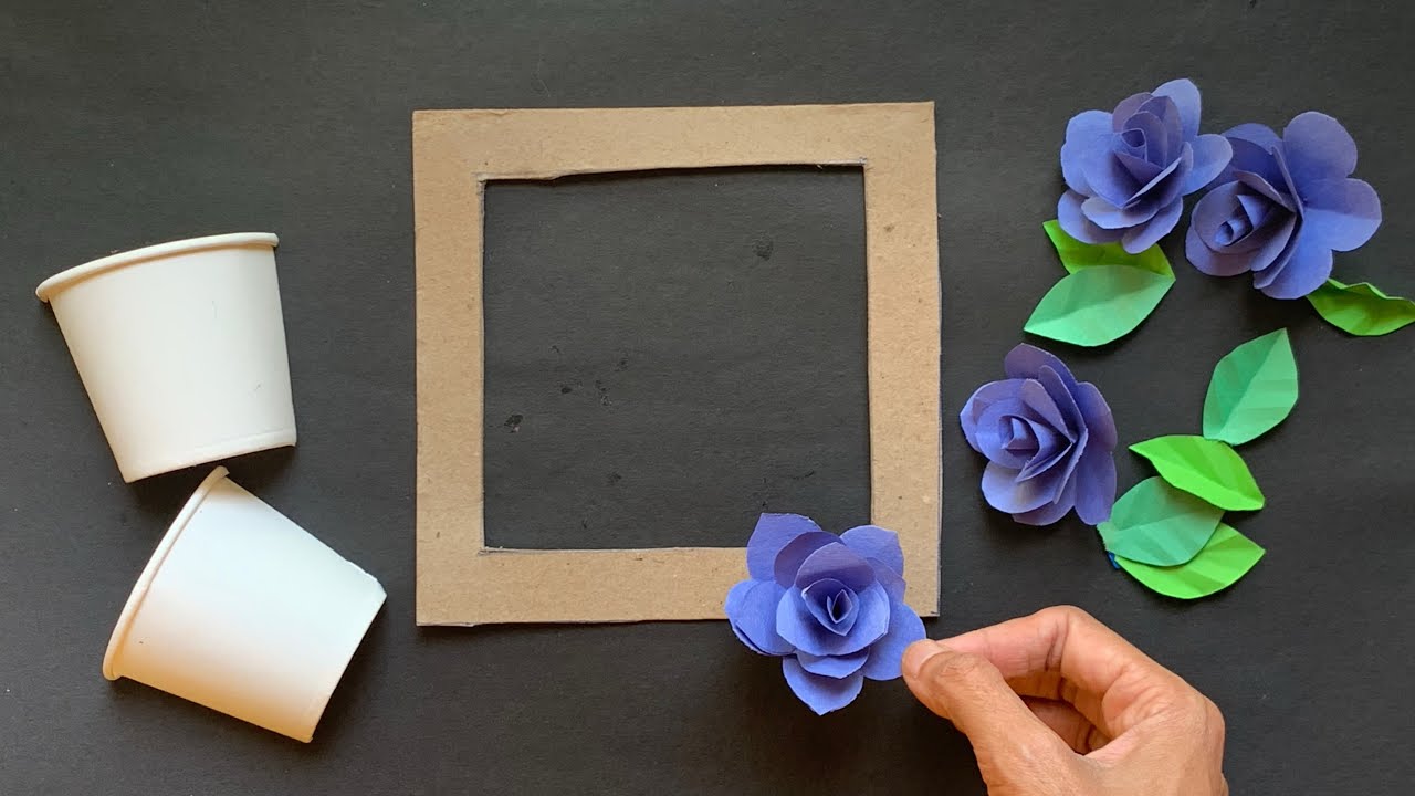 Paper Cup Wall Hanging Craft/Unique & Easy Paper Wall Hanging/Beautiful ...