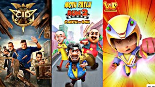 Motu Patlu Run 2 Catch The Don 🆚 Vir The Robot Boy 🆚 CID Heroes Super Agent Run Gameplay  screenshot 5