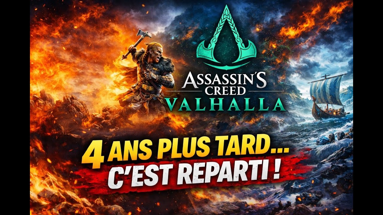 J’ai abandonné Assassin’s Creed Valhalla pendant 4 ans… je reprends tout depuis le début