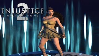 INJUSTICE 2 MOBILE Amazon Wonder Women Super Move + Abilities Gameplay (iOS Android) screenshot 2