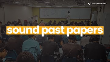 Past Papers CAIE | Sound | OL Physics 5054
