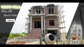 CẬP NHẬT TIẾN ĐỘ THI CÔNG BIỆT THỰ TÂN CỔ ĐIỂN 5 TẦNG 1 TUM CỰC ĐỈNH TẠI NGHỆ AN |HẢI ĐĂNG GROUP