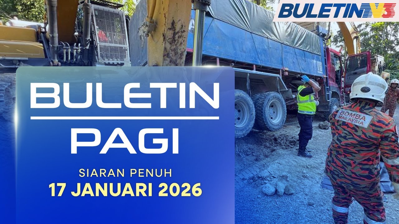 2 Pekerja Maut Dihempap Lori 10 Tan | Buletin Pagi, 17 Januari 2026