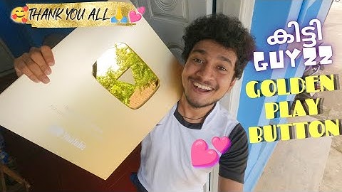 Golden Play Button | Thank You All 🙏💕 | Unboxing Vine | Ikru