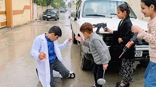 سلابة العيد|🔫 كنان وزعاطيط المنطقه🏋‍♂️اخذو فلوس الدكتور😱