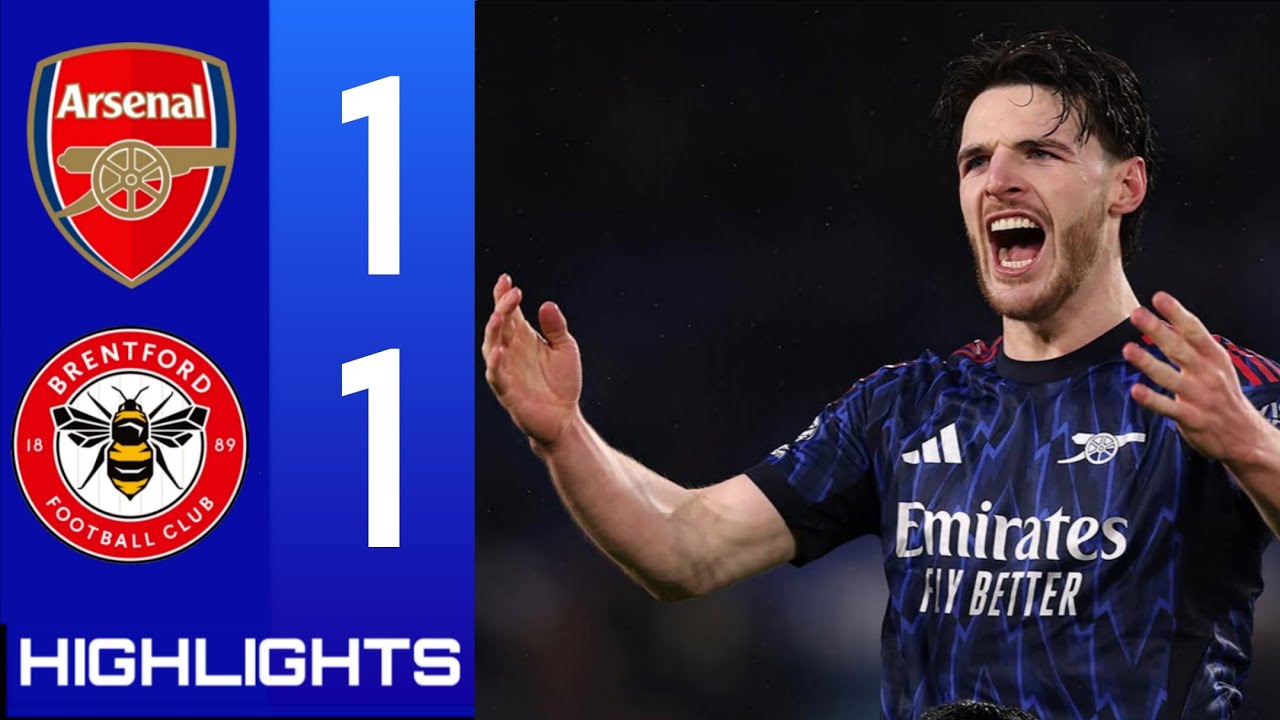 Arsenal vs Brentford 1-1 highlights & Noni Madueke Goal • Premier League 2026