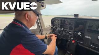 World War II veteran takes final flight lesson for 77th birthday