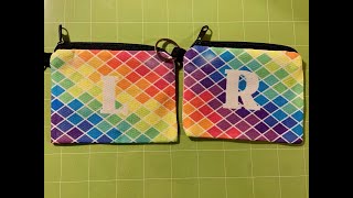 Frienda 10 Pieces Sublimation Coin Purse DIY Blank Cosmetic Pouch Small Cute Coin Purse Heat  Review