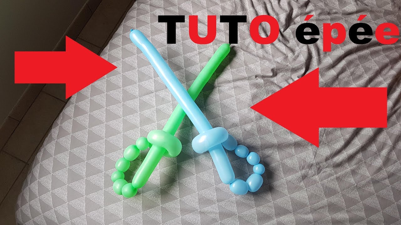 TUTO ballon épée - YouTube