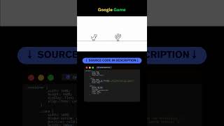 Google Dino Game – JavaScript Clone in 30 Seconds! #coding #programming #googlegame #dinogame #dino