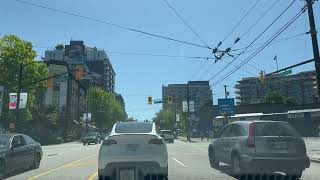 Driving Through Vancouver in May