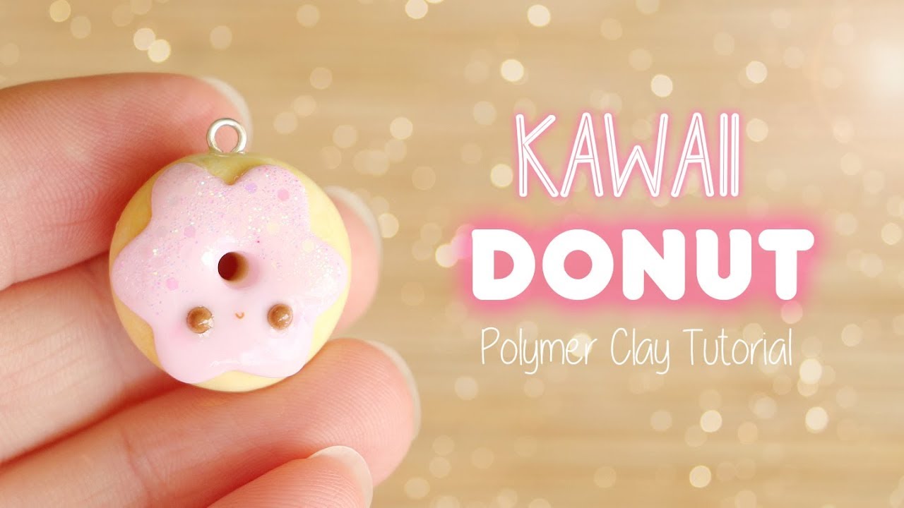 NEW Kawaii Charms Handmade Small 1-2cm Worm Marshmallow Cat Donut Macaroon  FIMO