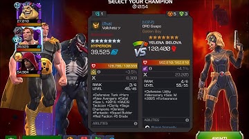 Mcoc | WAR | Hyperion vs Yelena Belova | Node 41 | Root 