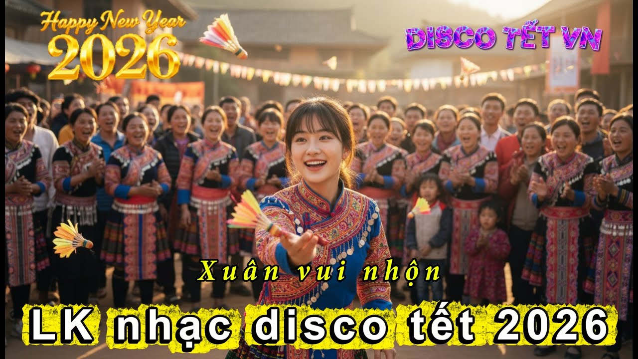 LK nhạc disco tết 2026 vui nhộn – Disco Tết VN 🎉 Nhạc xuân remix sôi động