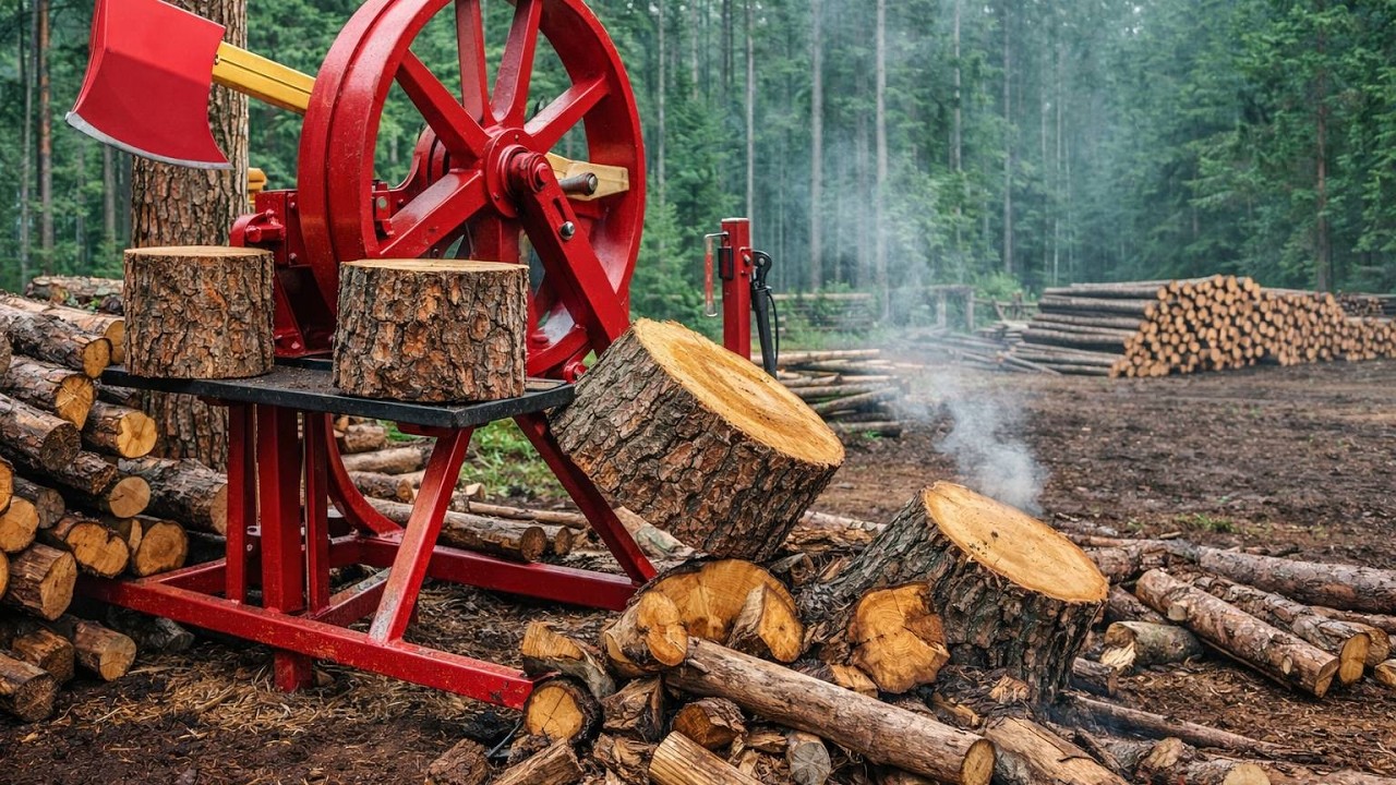 Modern Wood Processing | The Ultimate Log Splitting & Cutting Machines