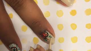 5 Halloween Nail Art Designs Using A Toothpick