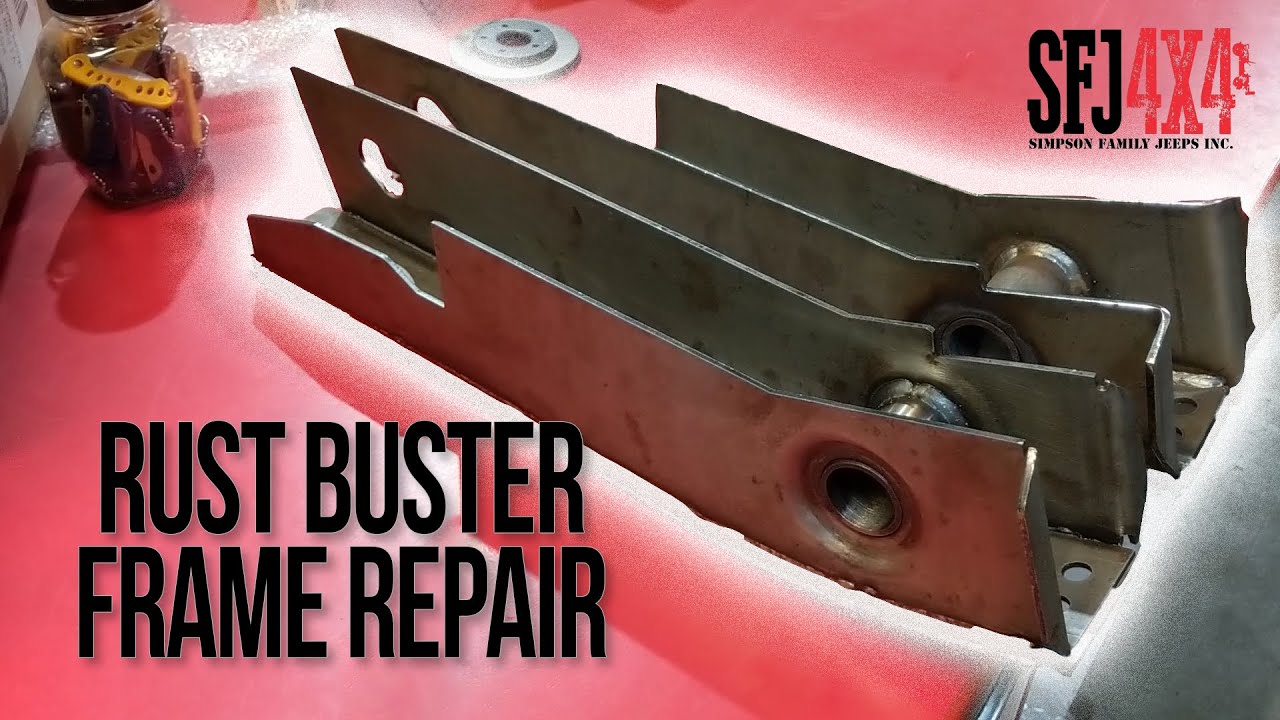 UNBOXING - Rust Buster Frame Repair - YJ Shackle Kit - YouTube