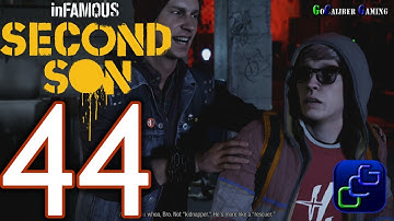 inFAMOUS: Second Son PS4 Walkthrough - Part 44 - EVIL KARMA Reggie Takes Flight ,Heaven