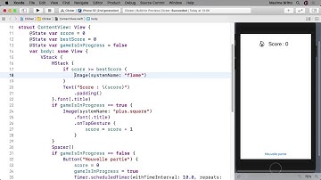 1H pour créer un jeu iPhone avec SwiftUI - Pousser l