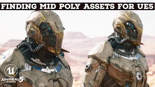 importing mid poly models in unreal engine 5