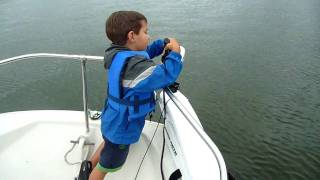 Whaler, New Trolling Motor And Andrew