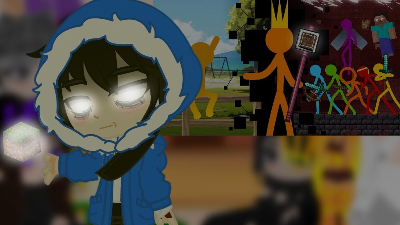 Mob Talker React To The King Animation vs. Minecraft by Alan Becker (Part 1)