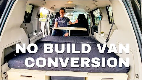 No Build Mini Van Camper Conversion - Dodge Caravan